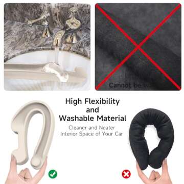 Givifive Car Seat Gap Filler - Organizer Set of 2 for All Cars