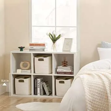 UBBCARE Cotton Rope Storage Baskets Set of 3 for Organizing