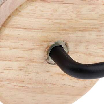 Fityle 21'' Wall Mounted Mannequin Head Wig Hat Making Glasses Display Model Manikin with Screws Set - Black