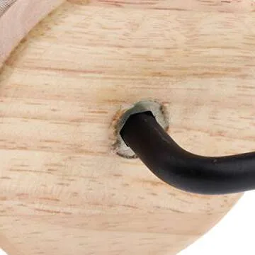 Fityle 21'' Wall Mounted Mannequin Head Wig Hat Making Glasses Display Model Manikin with Screws Set - Black