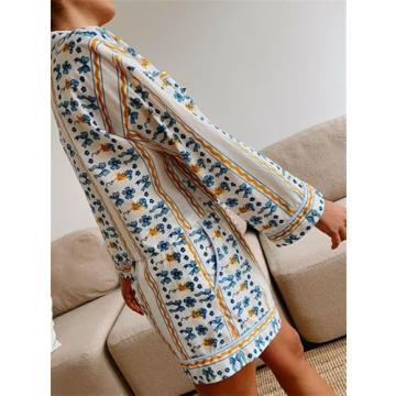 Thopavenoir Women Floral Printing Lounge Set for Comfort