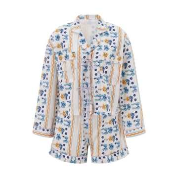 Thopavenoir Women Floral Printing Lounge Set for Comfort