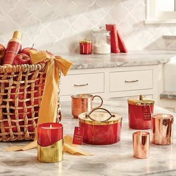 Thymes Simmered Cider Candle - Copper Cup with Apple Scent