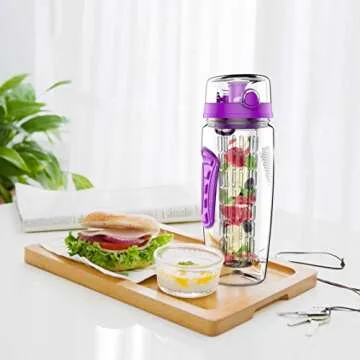 Fruit Infuser Water Bottle 32 oz for Hydration and Health