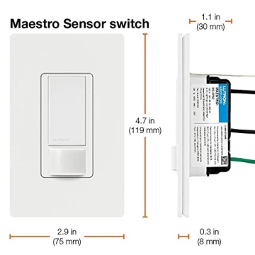 Lutron Maestro Motion Sensor Switch - Auto On/Off