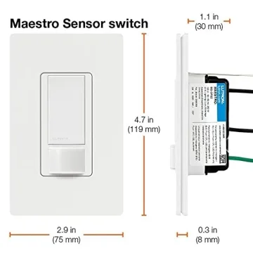 Lutron Maestro Motion Sensor Switch - Auto On/Off