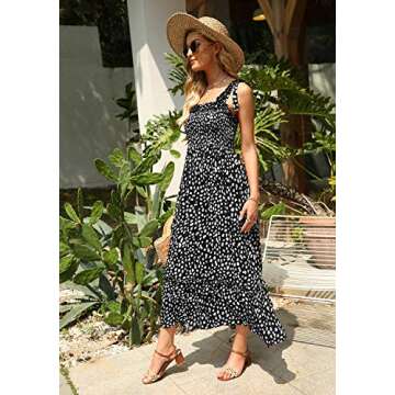 Charming Lucien Hanna Summer Cotton Midi Dress