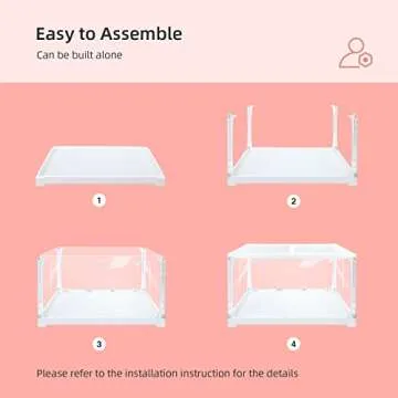 Niteangel Stacker Series Hamster Cage - Stackable & Large Glass Enclosure for Hamster Gerbils Mice Lemming Degus or Other Small-Sized Pets