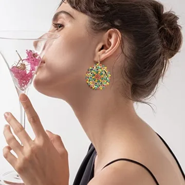 Colorful Bohemia Beaded Earrings for Women - Elegant Style