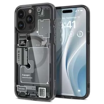 Spigen Ultra Hybrid MagFit Designed for iPhone 15 Pro Case (2023) [Anti-Yellowing] [Military-Grade Protection] Compatible with MagSafe - Zero One
