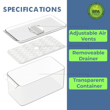 Simoon™ Stackable BPA-Free Food Storage Containers