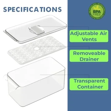 Simoon™ Stackable BPA-Free Food Storage Containers