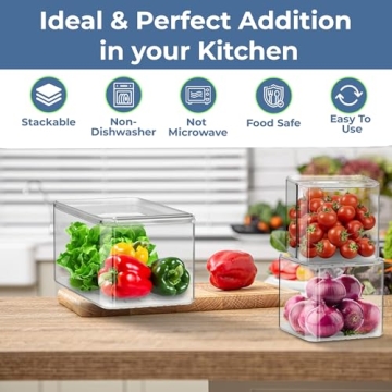 Simoon™ Stackable BPA-Free Food Storage Containers