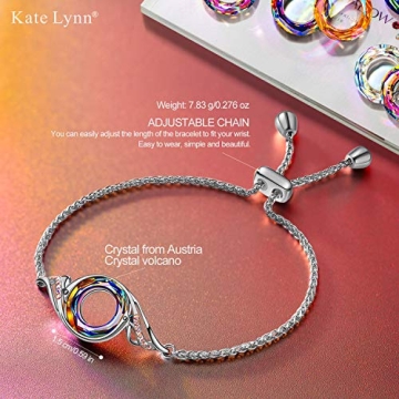 Unique Kate Lynn Phoenix Crystal Bracelet for Women