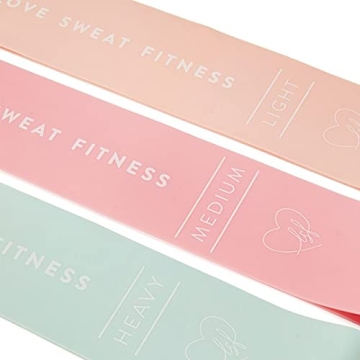 Love Sweat Fitness Resistance Booty Bands for Stylish Workouts