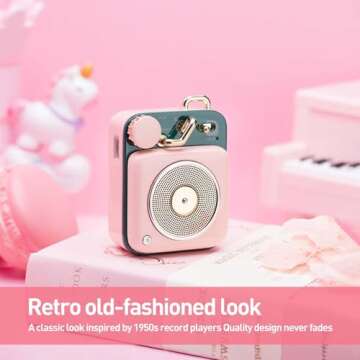 Muzen Mini Bluetooth Speaker - Cute Portable Wireless Sound