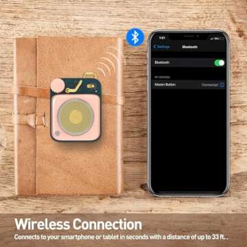 Muzen Mini Bluetooth Speaker - Cute Portable Wireless Sound