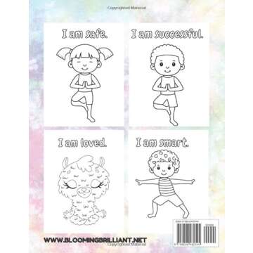 I AM: A Kid's Positive Affirmation Coloring Book - Inspire Confidence in Kids
