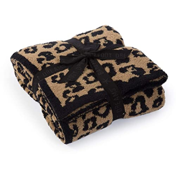 Barefoot Dreams CozyChic Barefoot in The Wild Throw Leopard One Size