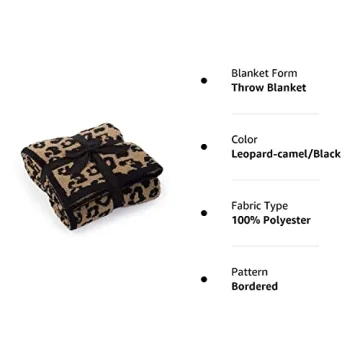 Barefoot Dreams CozyChic Barefoot in The Wild Throw Leopard One Size