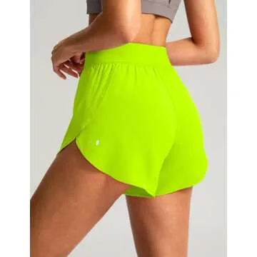 Soothfeel High Waisted Running Shorts for Women
