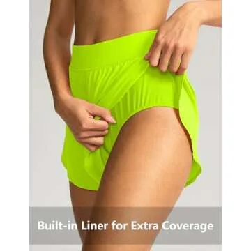 Soothfeel High Waisted Running Shorts for Women