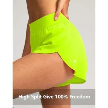 Soothfeel High Waisted Running Shorts for Women