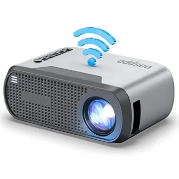 Mini Projector with WiFi, Oddsea Portable Projector for Home Theater, 1080P Supported Movie Projecto...