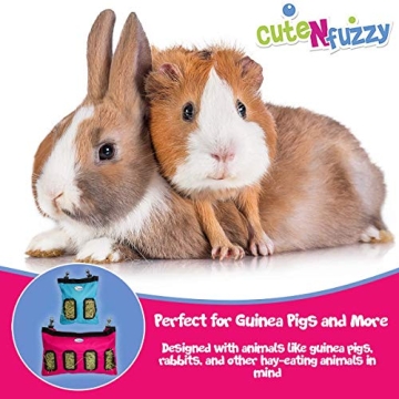 CuteNfuzzy Small Pet Hangable Hay Bag, 18"x11"
