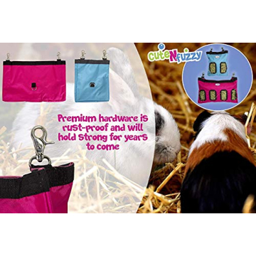 CuteNfuzzy Small Pet Hangable Hay Bag, 18"x11"