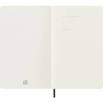Moleskine Classic Notebook, Soft Cover, Large Black