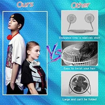 Alioth Portable Neck Fan for Ultimate Cooling Comfort