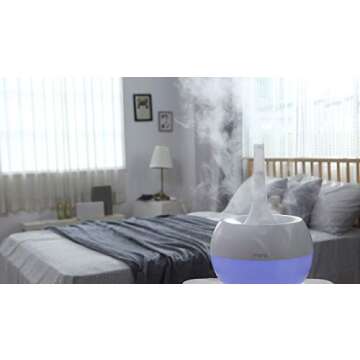 MIRO-NR08M Completely Washable Modular Sanitary Humidifier, Large room, Easy to Clean, Easy to Use, ...