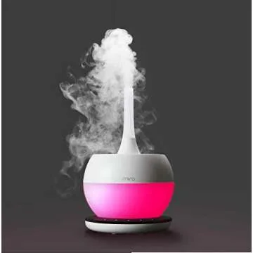 MIRO-NR08M Completely Washable Modular Sanitary Humidifier, Large room, Easy to Clean, Easy to Use, Luma Touch - Premium Cool-Mist Humidifier. Touch Control Colorful LEDs, Powerful humidification