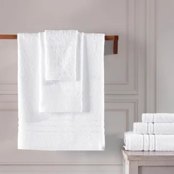 Hawmam Linen White 6-Piece Turkish Cotton Towel Set