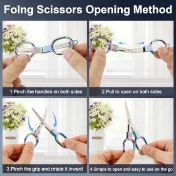 Portable Mini Travel Scissors - Safe & Durable for All