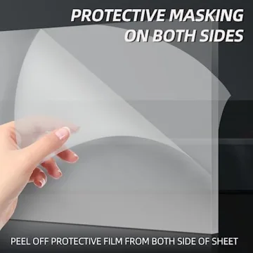 Premium 24 x 36 Clear Acrylic Sheets for Craft Projects