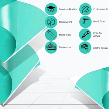 Premium 24 x 36 Clear Acrylic Sheets for Craft Projects