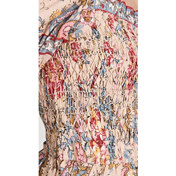 Sea Women's Tess Puff Sleeve Smocked Top | Floral Elegance