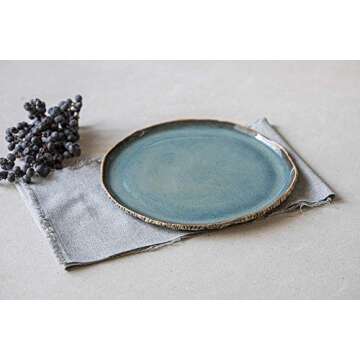 Breakfast plate, Ceramic plate, Handmade dinnerware plate, Stoneware plate, Rustic potter, serving plate, Wedding gift