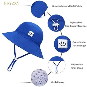 Adjustable UV Sun Hat for Toddlers | Beach Ready & Cute