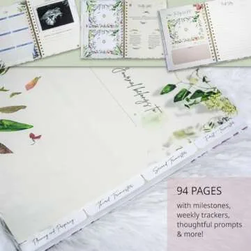 Beautiful Pregnancy Journal for First Time Moms | 94 Pages
