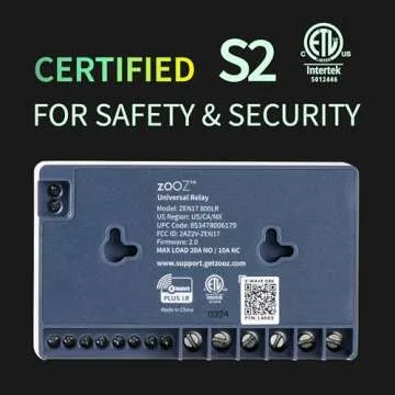 Zooz Z-Wave Relay ZEN17 for Garage Doors and More
