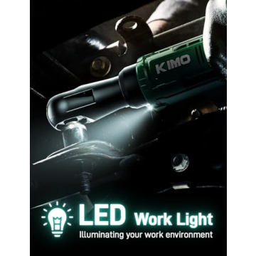 KIMO 20V Cordless Ratchet Wrench Set - 7 Sockets