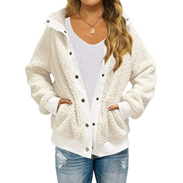 MEROKEETY Women's Winter Sherpa Fleece Jacket 2024