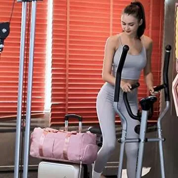 Forestfish Sports Gym Bag Travel Duffel Bag with Dry Wet Pocket & Shoes Compartment for Women and Men