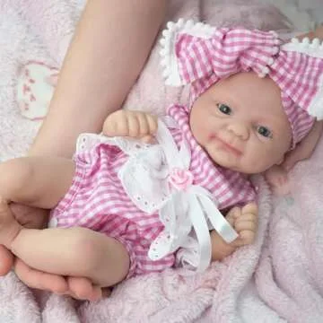 Miaio 14" Reborn Baby Doll - Realistic Soft Silicone Doll
