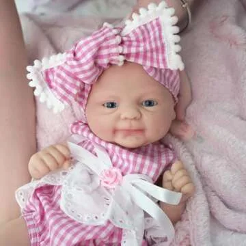 Miaio 14" Reborn Baby Doll - Realistic Soft Silicone Doll
