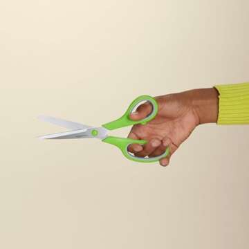 Amazon Basics Multipurpose Stainless Steel Scissors 2 Pack