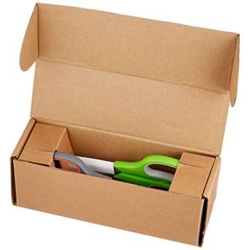Amazon Basics Multipurpose Stainless Steel Scissors 2 Pack